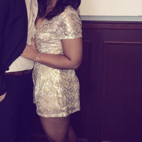 Gianni Bini Sequin Romper - Picture 5 of 8